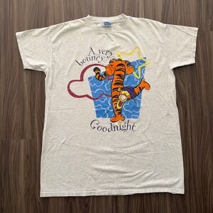 Winnie The Pooh Tigger Pajama Top Vintage 90s